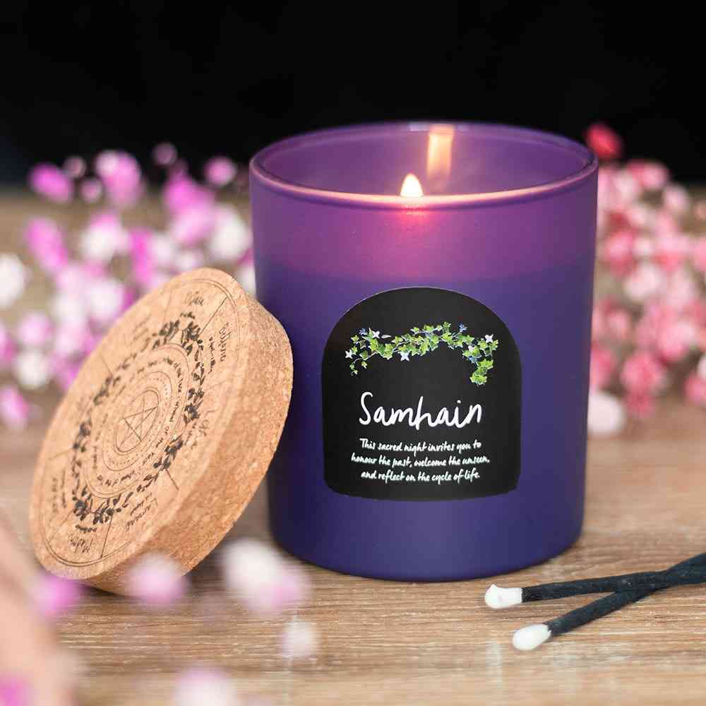 Something Different - Samhain Spiced Pumpkin Wheel of the Year Bougie Parfumée - Violet